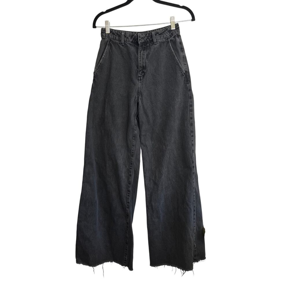 Urban Outfitters Black Wide-Leg Jeans - Picture 1 of 5